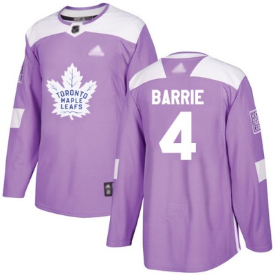 Adidas Toronto Maple Leafs #4 Tyson Barrie Purple Authentic Fights Cancer Stitched NHL Jersey